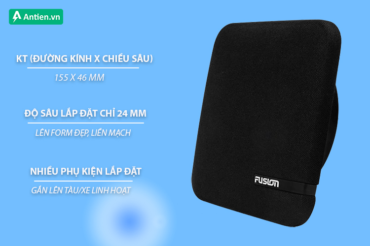 Fusion SM 6,5'' 100W sở hữu thiết kế gắn nông độc đáo, gòn gàng và liền mạch