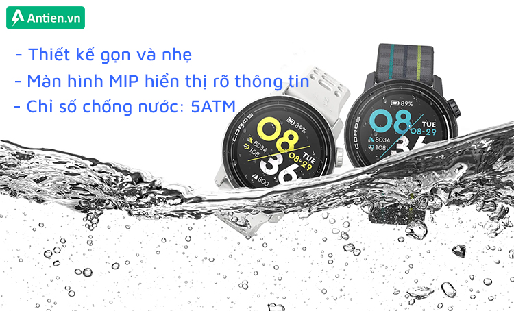 Pace 3 sở hữu thiết kế nhỏ gọn, cho cảm giác đeo thoải mái trong ngày dài