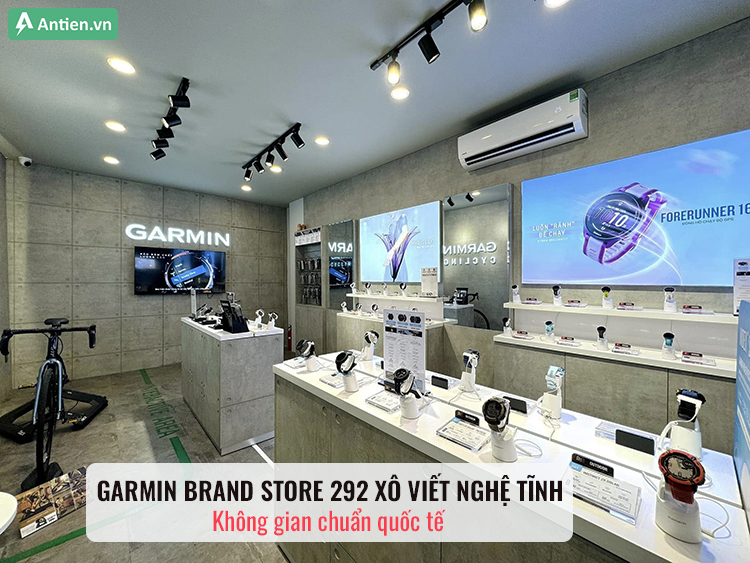 Garmin Brand Store 292 Xô Viết Nghệ Tĩnh mang đến không gian trải nghiệm đỉnh cao, bố cục khoa học