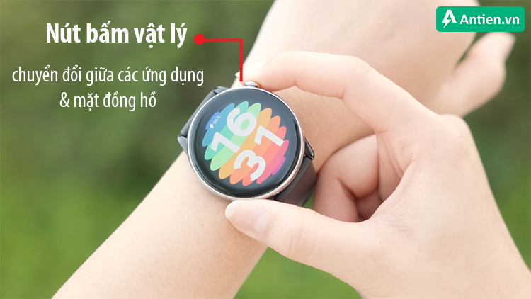 Sử dụng màn hình cảm ứng mượt mà hoặc nút bấm vật lý để tùy chỉnh tính năng