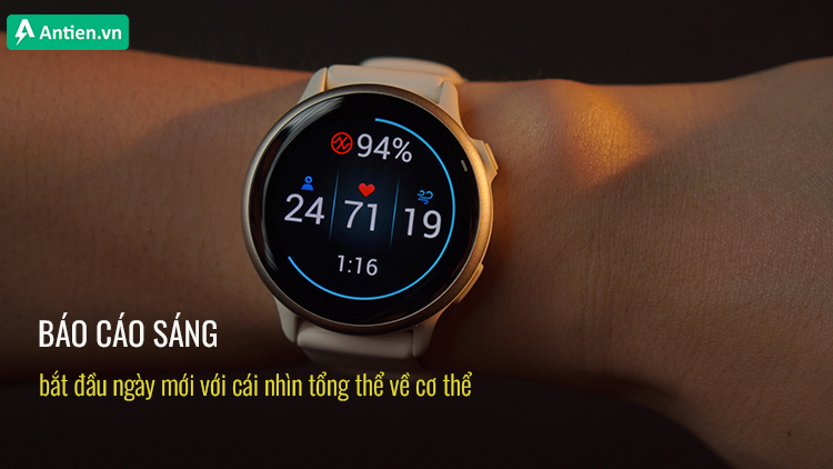 Ngay khi thức dậy, nhận ngay các chỉ số quan trọng của cơ thể để biết ngày hôm nay của bạn thế nào