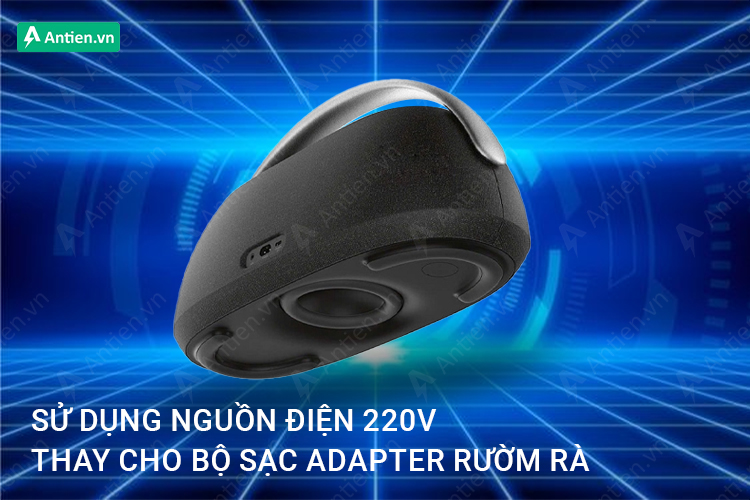 Không cần bộ sạc rườm rà, chỉ cần cắm trực tiếp nguồn điện để sử dụng