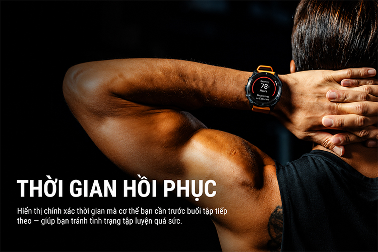 Fenix 8 theo dõi trạng thái cơ thể để đưa ra thời gian nghỉ ngơi lý tưởng