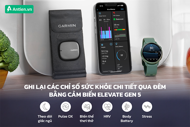 Index Sleep Monitor cung cấp nhiều chỉ số sức khoẻ chi tiết, bên cạnh giấc ngủ