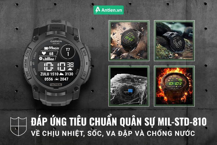 Phong cách quân sự, đáp ứng tiêu chuẩn MIL-STD-810 