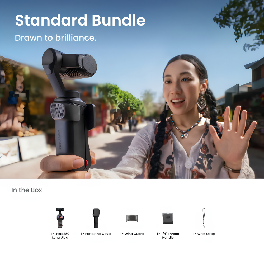 Insta360 Luna Ultra Standard Bundle – Bộ sản phẩm tiêu chuẩn gồm những gì?