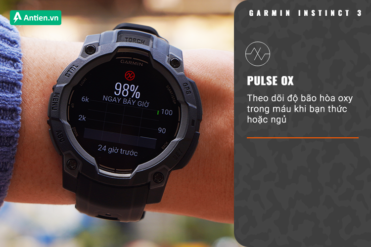 Theo dõi độ bão hòa oxy trong máu kho bạn thức hoặc ngủ