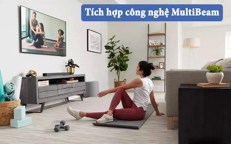 Trải nghiệm âm thanh vòm Dolby Atmos với công nghệ MultiBeam trên JBL Bar 300