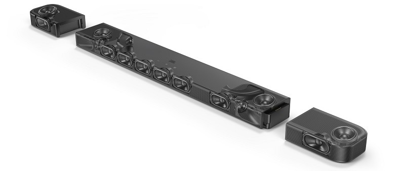 Cấu trúc loa Soundbar JBL Bar 1000MK2