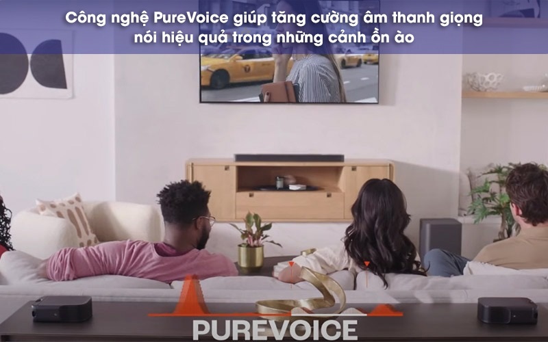 Loa được trang bị PureVoice 2.0 độc quyền