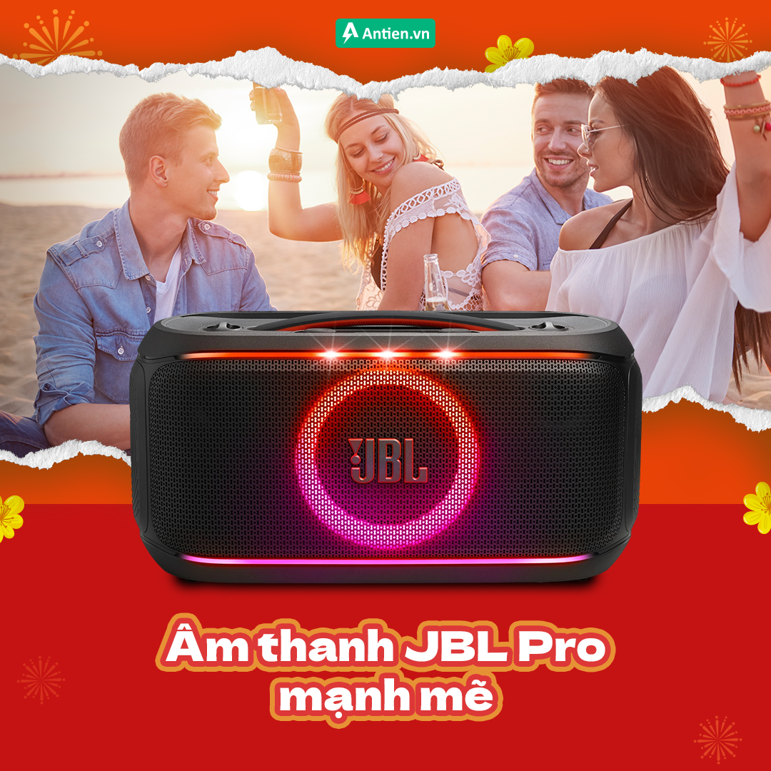 Âm thanh JBL Pro mạnh mẽ, chi tiết