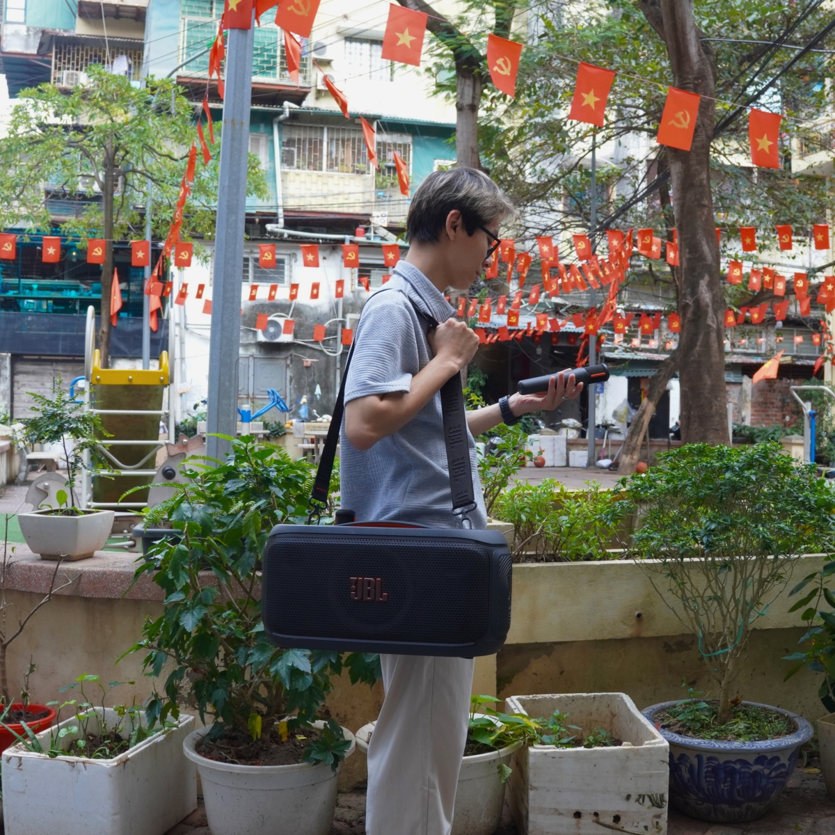 loa JBL PartyBox On The Go 2 phù hợp mang đi xa