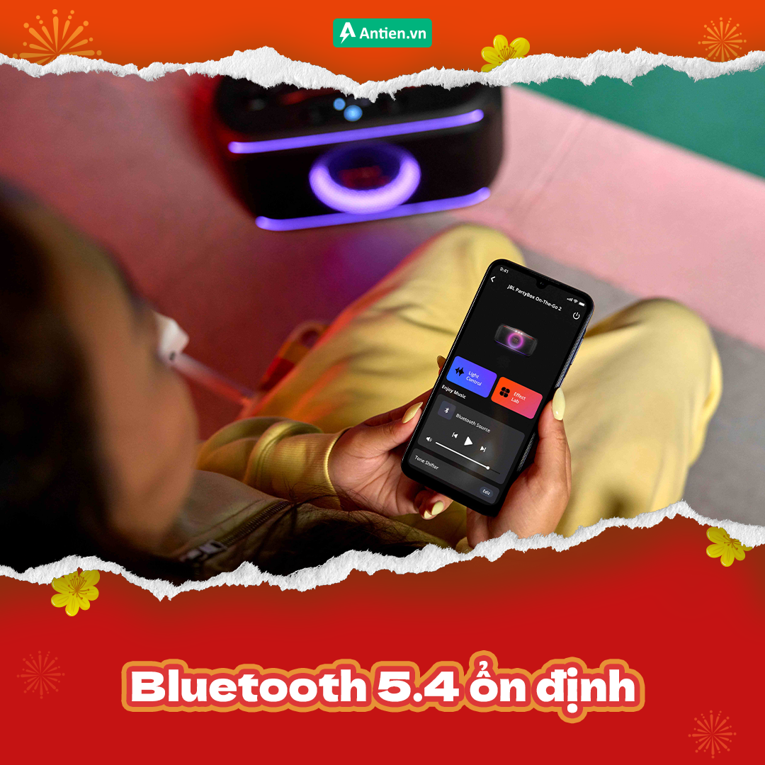 Bluetooth 5.4 & Auracast – kết nối ổn định, mở rộng âm thanh