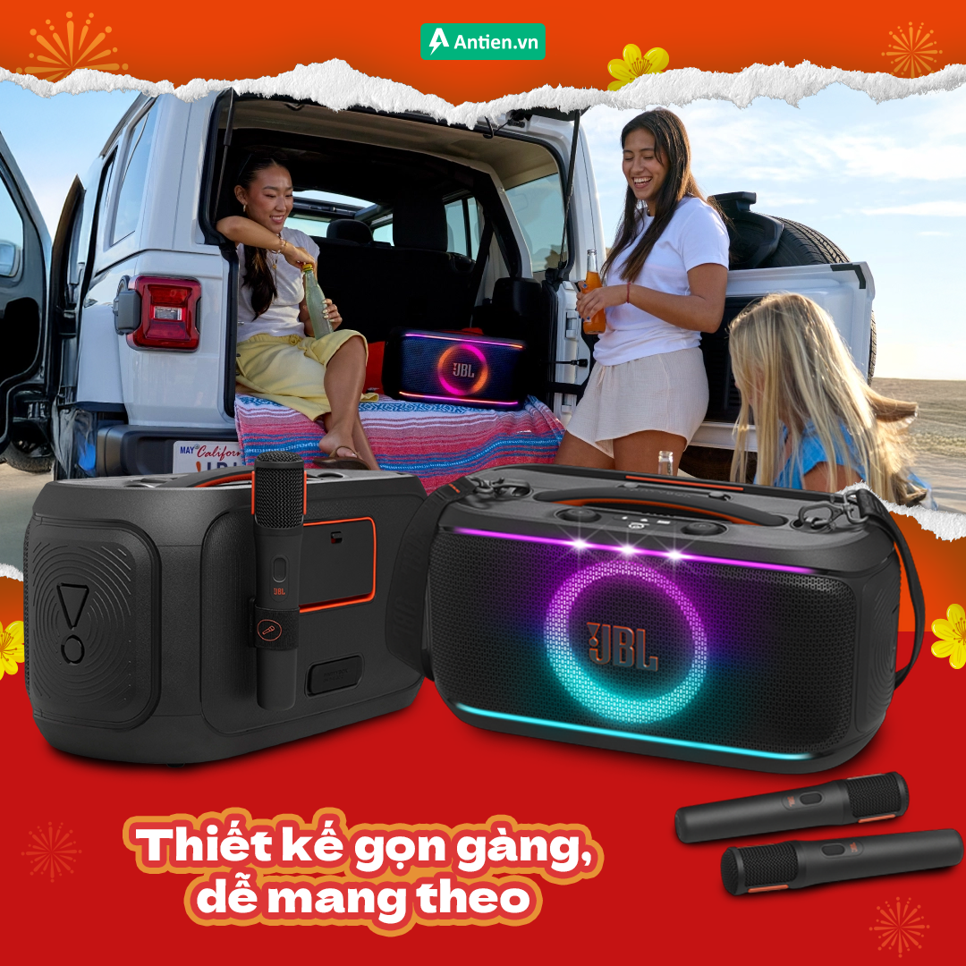 Thiết kế nhỏ gọn, di động – mang đi mọi nơi dễ dàng