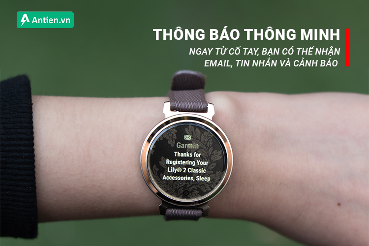 Ngay từ cổ tay, nhận thông báo email, tin nhắn và cảnh báo khi gặp sự cố