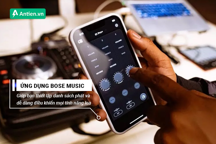 Thiết lập danh sách phát và tinh chỉnh mọi tính năng của loa với ứng dụng Bose Music