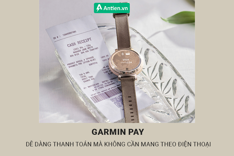 Garmin đã trang bị tính năng thanh toán không tiếp xúc trên phiên bản Lily 2 Classic