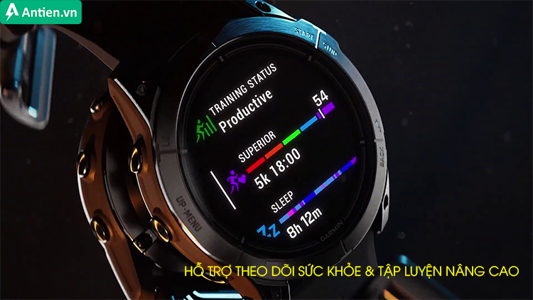 Sẵn sàng cho mọi cuộc phiêu lưu kỳ thú với trọn bộ tính năng sức khỏe và thể dục tiên tiến