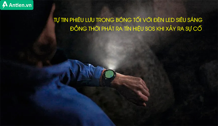 Yên tâm tập luyện, di chuyển trong bóng đêm với đèn LED siêu sáng