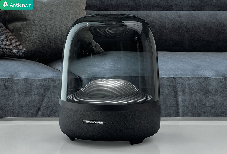 HK Aura Studio 3 kích thước nhỏ nhưng dải tần số đáp ứng rộng, cho âm thanh 360 độ lan tỏa