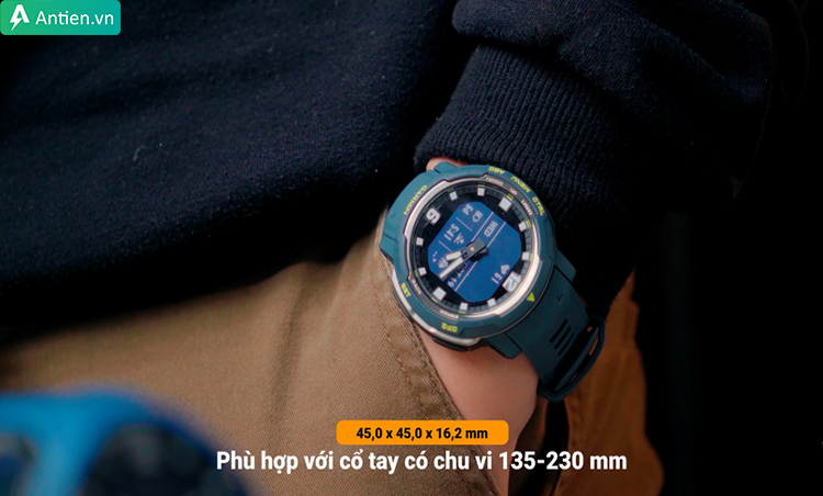 Đồng hồ Crossover thiết kế ôm khít cổ tay, thoải mái khi vận động