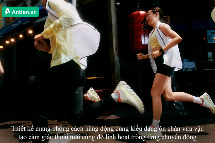 Thiết kế năng động cùng kiểu dáng ôm chân vừa vặn