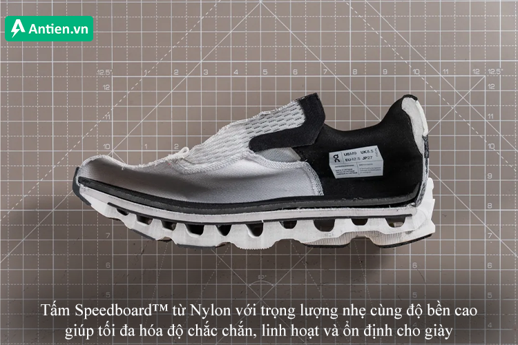 Tấm Speedboard™ tối ưu độ chắc chắn và ổn định