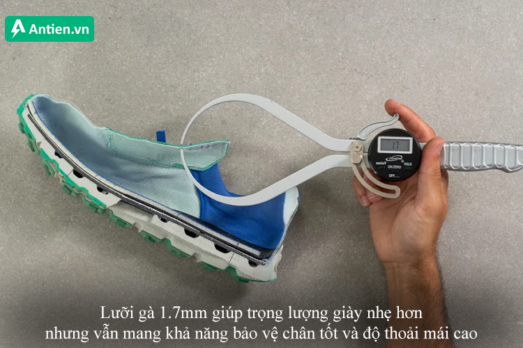 Lưỡi gà mỏng nhẹ nhưng vẫn mang độ thoải mái ấn tượng