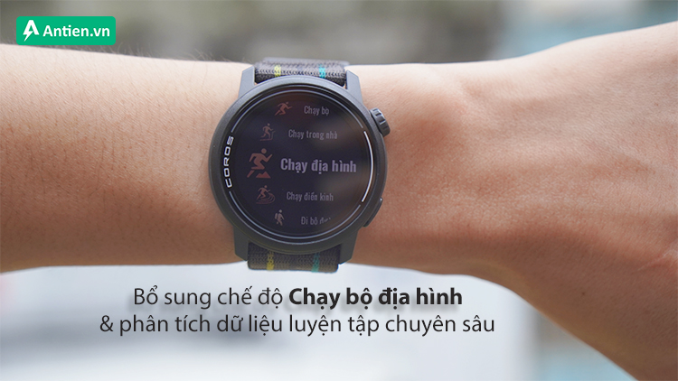 Tính năng chạy trail là sự bổ sung đắt giá cùng các chỉ số phân tích chạy chuyên sâu