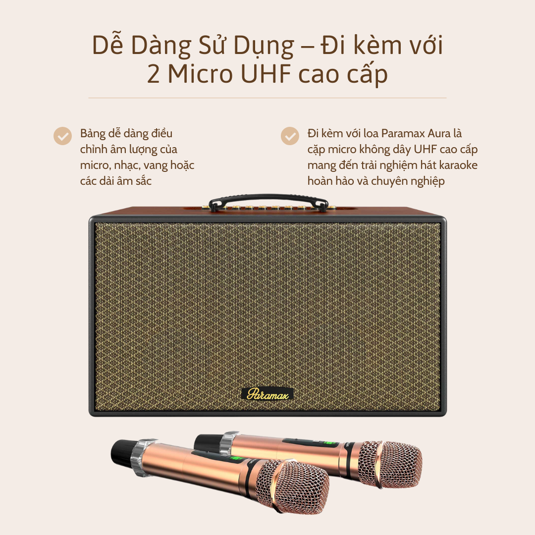 Bộ micro không dây UHF chất lượng cao