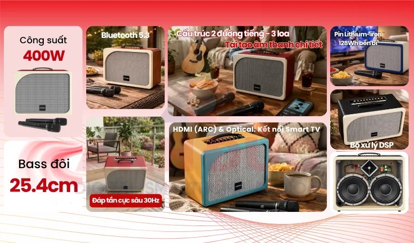 Đặc điểm nổi bật của Loa Paramax Evox Max