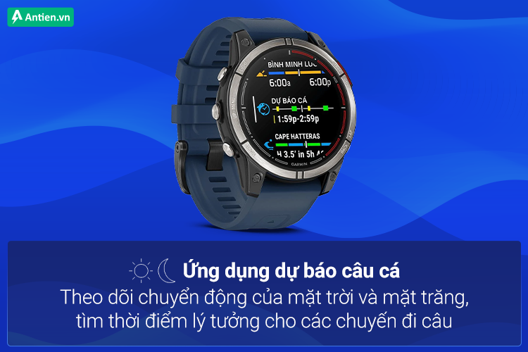 Ứng dụng dự báo câu cá sẽ giúp người dùng tìm được thời điểm lý tưởng để đi câu