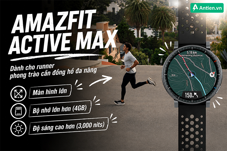 Active Max dành cho runner phong trào, cân bằng giữa thể thao và cuộc sống