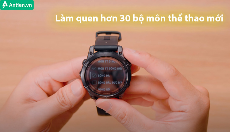 Fenix 7 Pro còn mang tới những môn thể thao nhóm hay đồng đội như boxing, cầu lông, bóng rổ...
