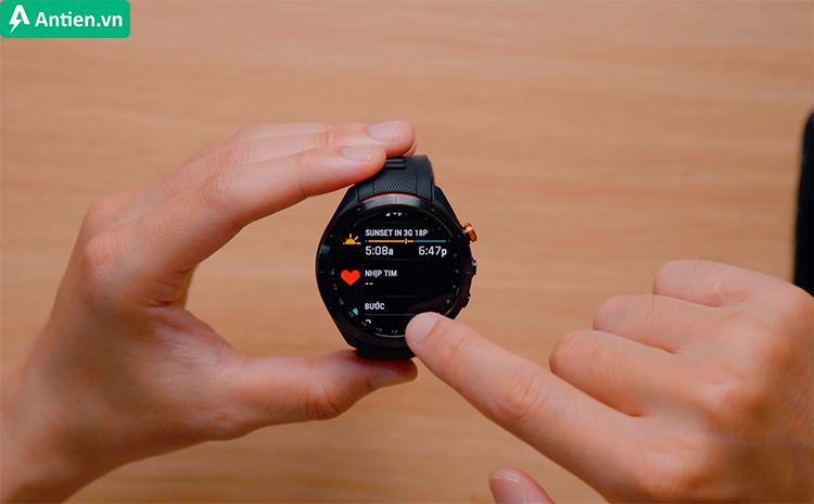 Tinh chỉnh các chỉ số sức khỏe trên đồng hồ Approach S70