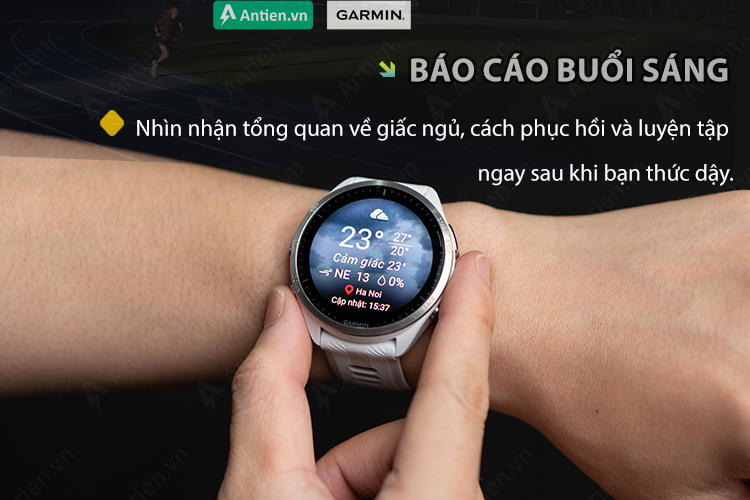 Ngay khi bạn thức dậy, nhận thông tin tổng quan về các chỉ số thể trạng cơ thể bạn