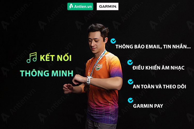 Bắt kịp với nhịp sống năng động nhờ khả năng kết nối thông minh, linh hoạt của Garmin 965