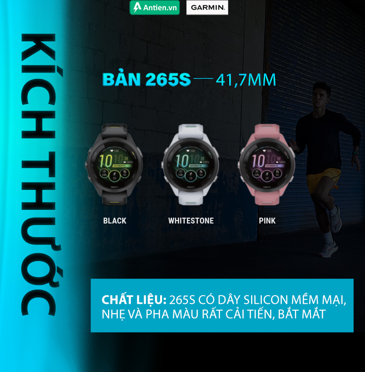 Dây Silicon cao cấp, pha 2 tông màu tạo nên vẻ đẹp riêng, thu hút mọi ánh nhìn