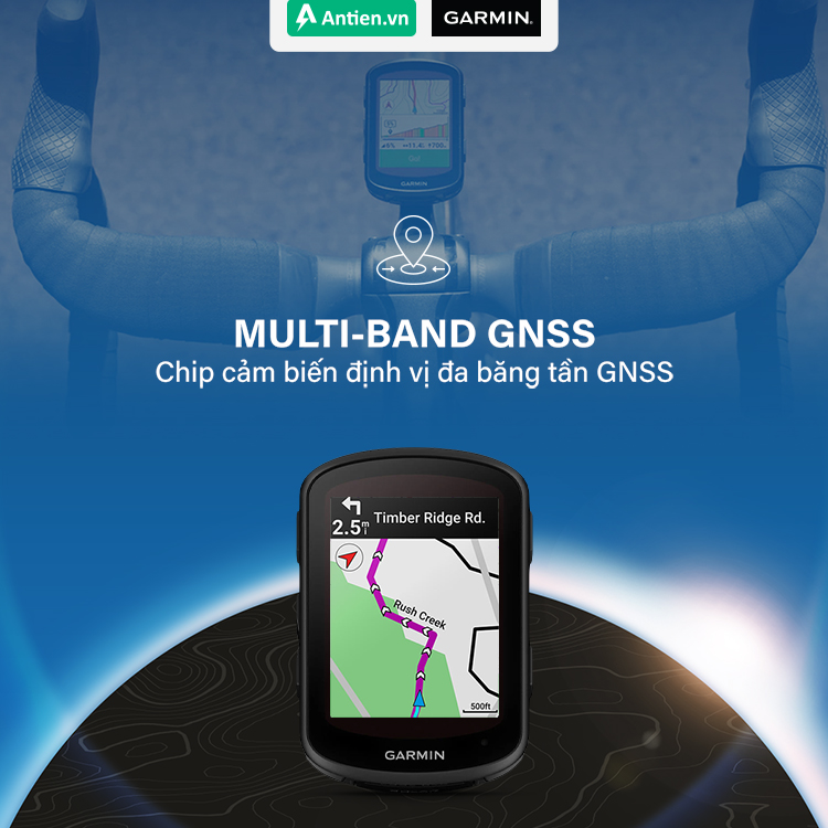 Điều hướng chi tiết từng ngã rẽ với bản đồ nâng cấp cùng hệ thống đa băng tần GNSS