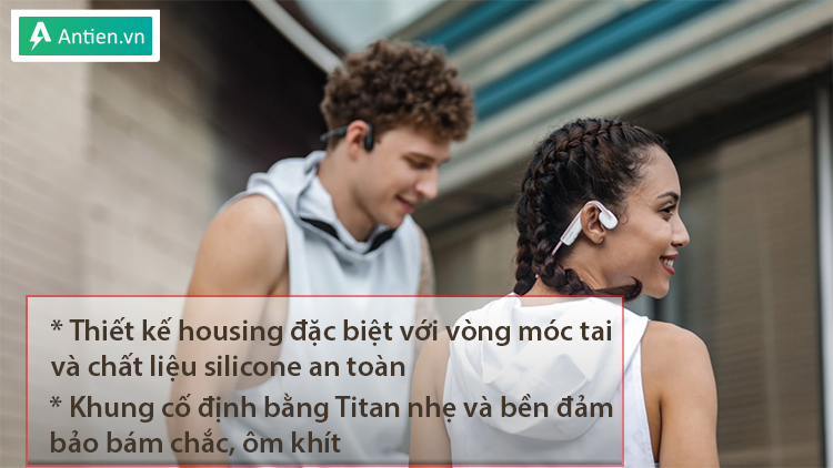 Openmove Shokz sở hữu thiết kế mới lạ, ôm khít tai