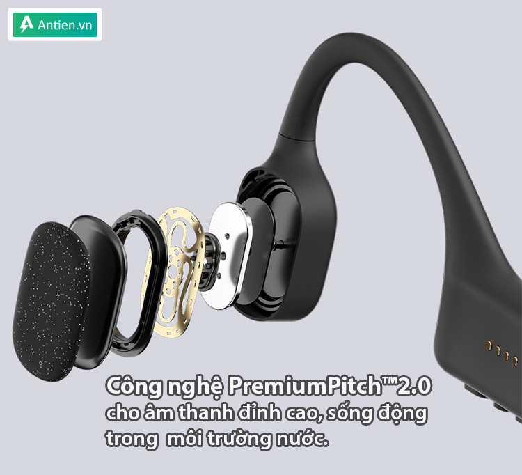 OpenSwim đem tới âm trầm mạnh mẽ nhờ công nghệ truyền âm thanh qua xương độc đáo