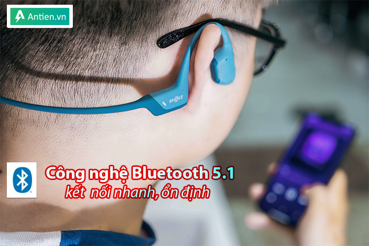 Openrun Pro sở hữu công nghệ Bluetooth 5.1 cho tốc độ kết nối nhanh chóng