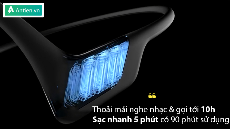 Tai nghe không dây Openrun Pro cho thời lượng pin tới 10h, sạc lại chỉ với 1h