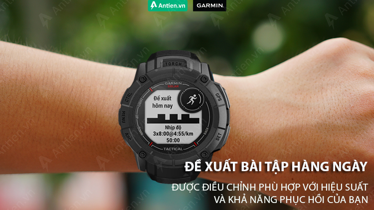 Các bài tập gợi ý hàng ngày được điều chỉnh sau mỗi lần bạn tập luyện