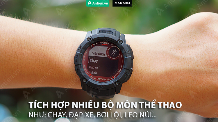 Làm bất cứ điều gì bạn yêu thích với hồ sơ hoạt động được tải sẵn trên Instinct 2X Solar Tactical