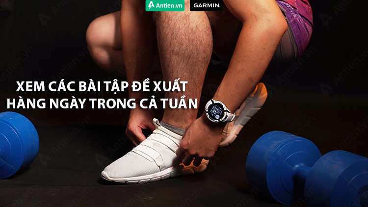 Bài tập đề xuất được điều chỉnh sau mỗi lần tập luyện để phù hợp với hiệu suất và khả năng phục hồi của bạn