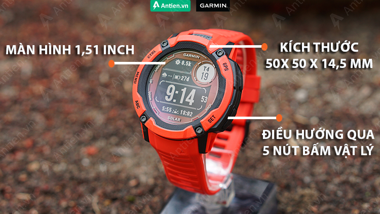 Instinct 2X Solar được thiết kế cho sức bền và các hoạt động thể thao