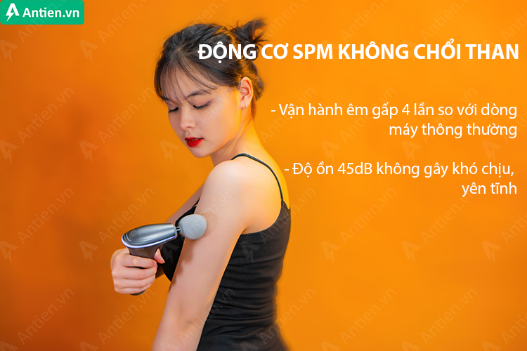 Hoạt động êm ái, nhịp nhàng với động cơ SPM không chổi than, yên tĩnh và không gây khó chịu