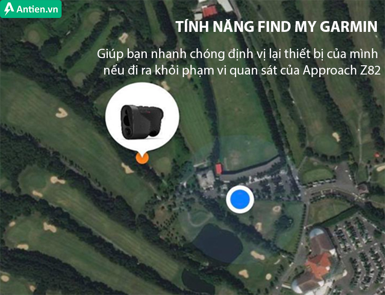 Sử dụng tính năng Find My Garmin để nhanh chóng định vị thiết bị của bạn