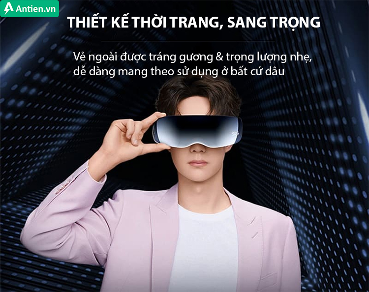 SKG E7 sở hữu vẻ ngoài sang trọng, gọn nhẹ dễ mang theo sử dụng mọi nơi mọi lúc